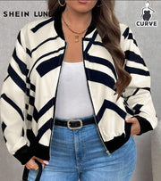 Minimally Casual Printed Women's Jacket
