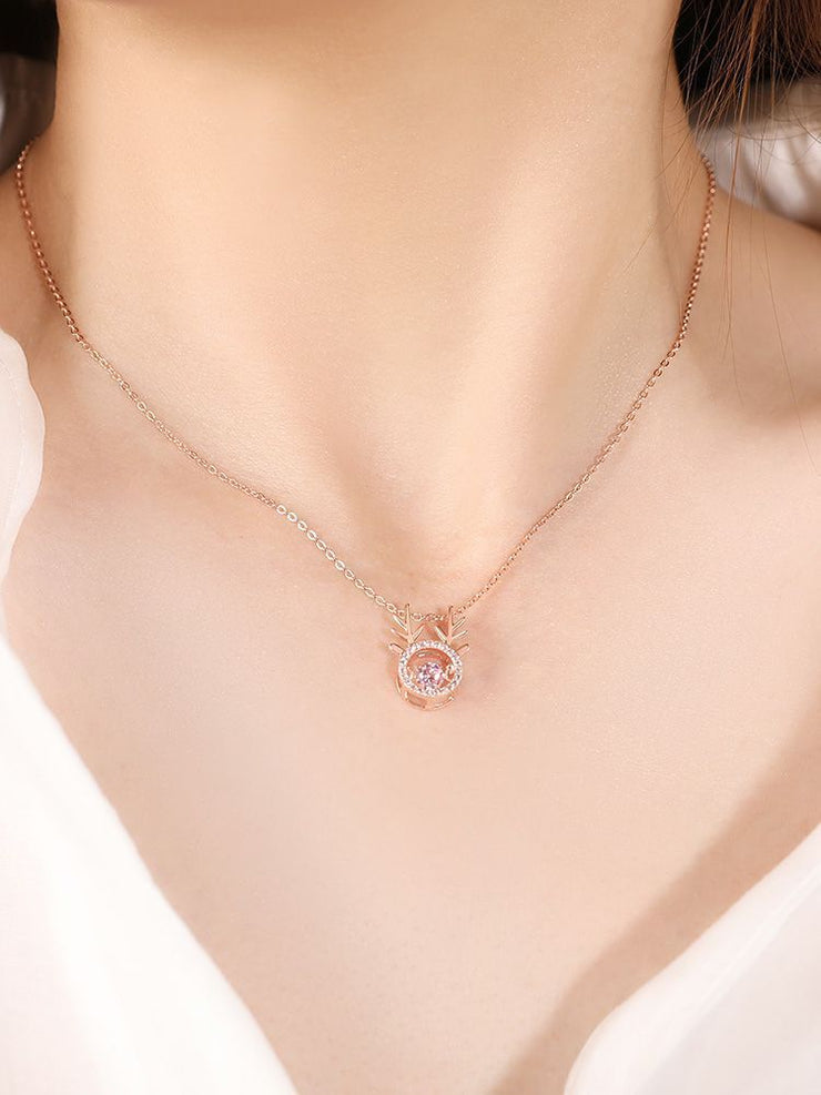 Sterling Silver Smart Pendant Necklace Female