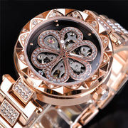 Forsining Mechanical Automatic Watches Top Brand Luxury Rhinestone