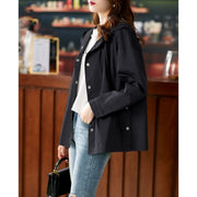 New Hooded Short Jacket Casual Women's Windbreaker