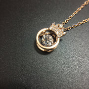 Crown smart Necklace Pendant Heart Pendant Necklace heart one generation wholesale jewelry manufacturers
