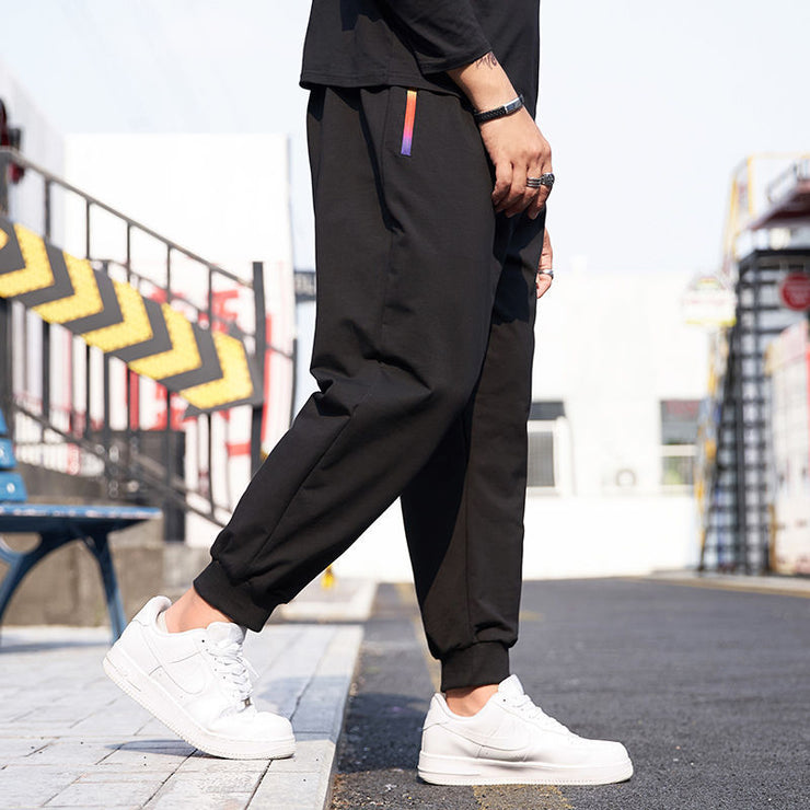 Fashion Plus Zipper Pocket  Sports Pants Men