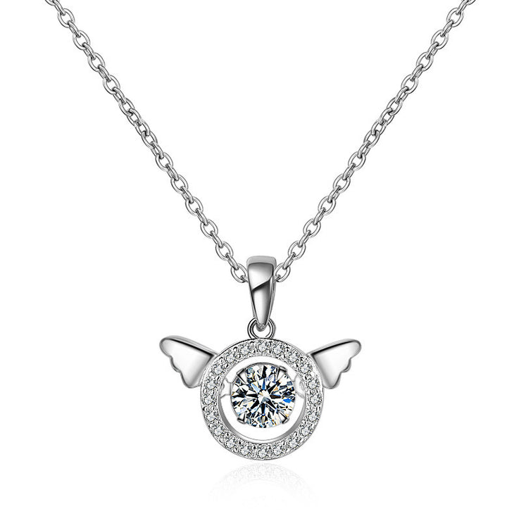 Crown smart Necklace Pendant Heart Pendant Necklace heart one generation wholesale jewelry manufacturers