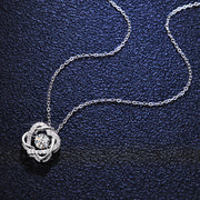 S925 Sterling Silver Pendant Moissanite Smart Necklace