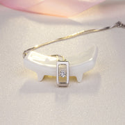Rectangular Smart Pendant Necklace