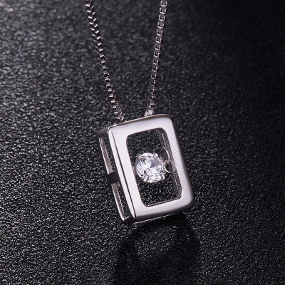 Rectangular Smart Pendant Necklace
