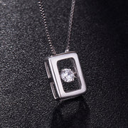 Rectangular Smart Pendant Necklace