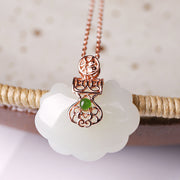 Personality Ruyi Safety Lock Necklace