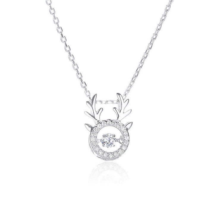 Sterling Silver Smart Pendant Necklace Female