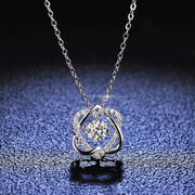 S925 Sterling Silver Pendant Moissanite Smart Necklace