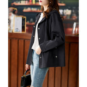 New Hooded Short Jacket Casual Women's Windbreaker