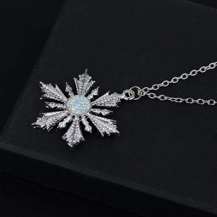 Snowflake Necklace Pendant