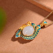 Fashion Natural Hetian Jade Necklace For Women