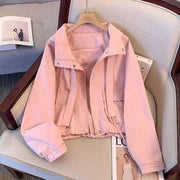 Loose Leisure Short Hooded Coat For Women