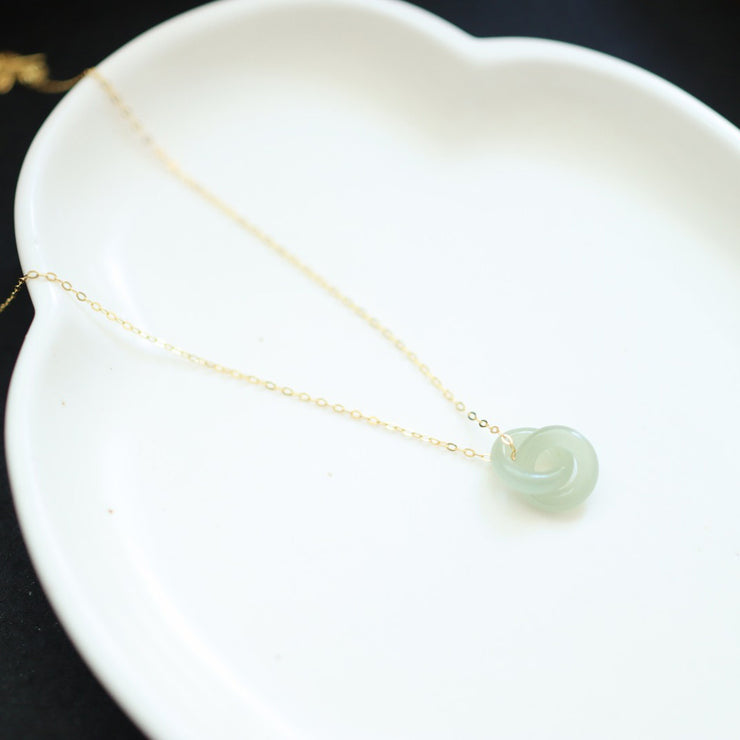 Women's Natural Hetian Jade Necklace