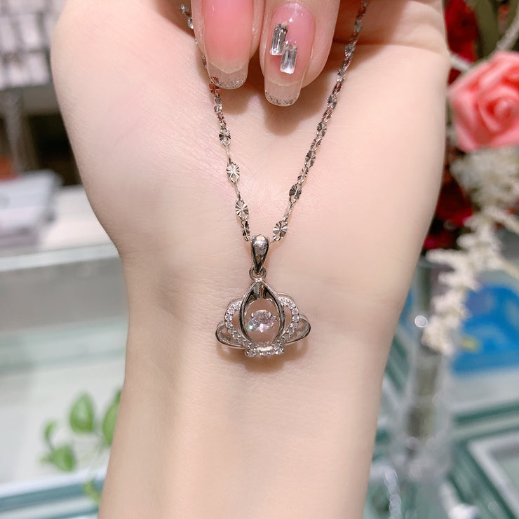 Smart Pendant Necklace Beating Heart Net Red Temperament Clavicle Chain