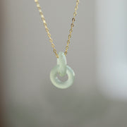 Women's Natural Hetian Jade Necklace